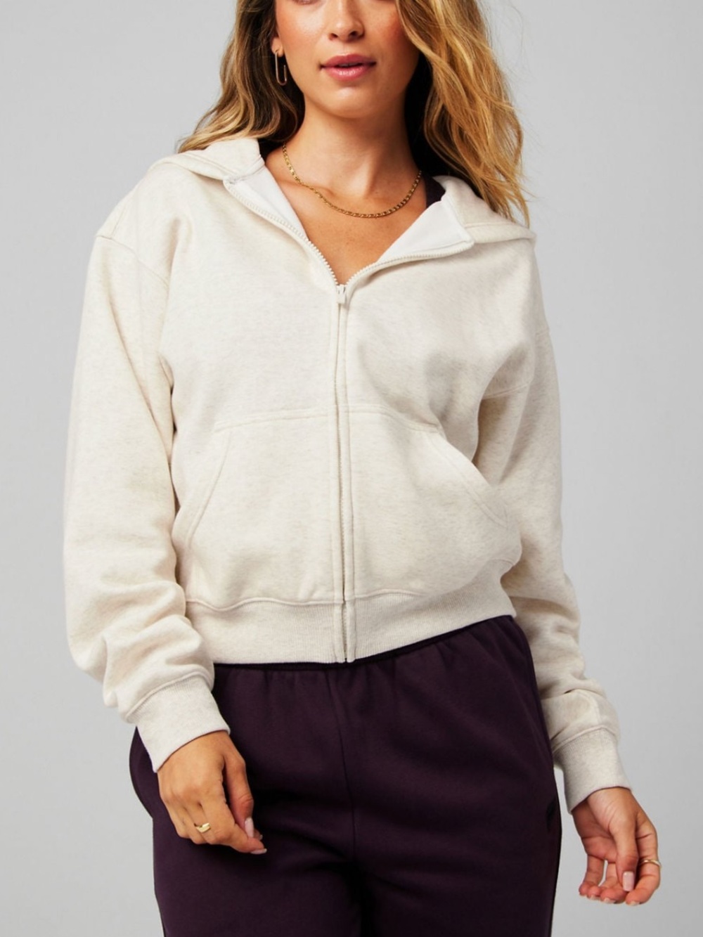 Fabletics Cozy Fleece Full Zip Hoodie